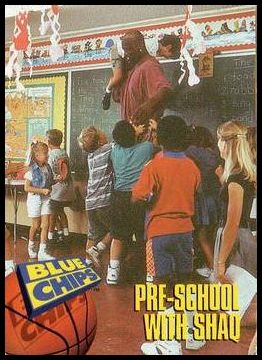 1994 SkyBox Blue Chips 79 Pre-School with Shaq